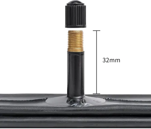 Miniatura 5 de Tubos de bicicleta eléctrica de alta resistencia de 20 x 3.0 de 20 x 3.0, butilo de alta calidad, compatibles con BMX 20X3.0-3.5 BMX, ciudad