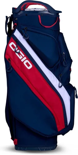 Miniatura 5 de OGIO Golf Silencer Cart Bag Rojo/Blanco/Azul
