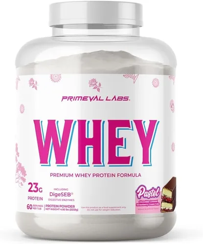 Miniatura 7 de Primeval Labs Concentrado de Proteína de Suero Puro Crecimiento y Recuperación Muscular Fórmula Fácil de Mezclar Pastel 20 Porciones