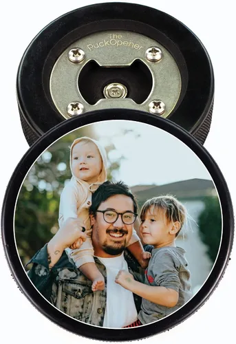 Miniatura 6 de Abridor de botellas de hockey para el Día del Padre, regalo personalizado impreso para el mejor papá, tamaño oficial, diseño personalizado de Thanks