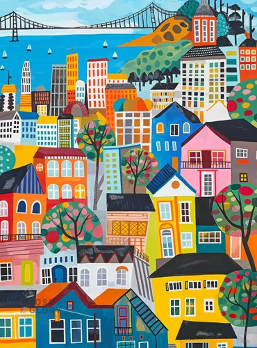 Miniatura 15 de Cross & Glory - Rompecabezas de 1000 piezas para adultos Vistas vibrantes de Lisboa - Rompecabezas de 1000 piezas para adultos Estilo de arte
