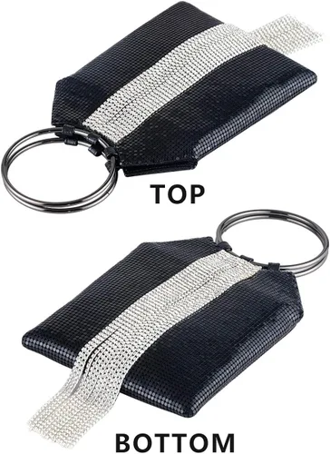 Miniatura 5 de Bolso de mano con borlas de cristal con asa de muñeca para cóctel fiesta boda noche