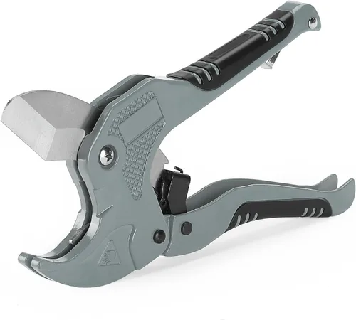 Miniatura 9 de Bates - Cortador de tubería de PVC, corta hasta 1-1/4", herramienta de corte de tubería de PVC de trinquete azul marino, cortadores de tubos de PVC