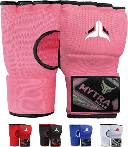 Miniatura 9 de Mytra Fusion Guantes interiores híbridos de boxeo para niños, boxeo, artes marciales mixtas, Muay Thai, gimnasio, entrenamiento, gel, guantes