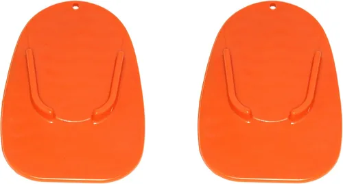 Placa de soporte para motocicleta, color rosa naranja y negro, base de soporte para motocicleta, moto, motocross, perfecta para estacionar en