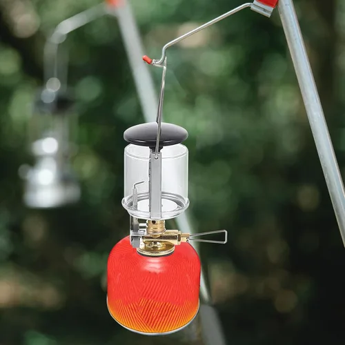 Miniatura 9 de Healifty Linterna compacta de gas propano con bolsa de almacenamiento, lámpara de campamento al aire libre para senderismo, pesca, iluminación