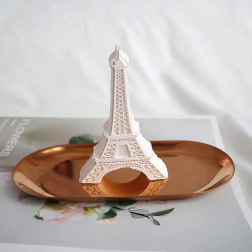 Miniatura 7 de Molde de silicona de la torre Eiffel de París, molde de fondant de chocolate 3D para decoración de tartas, mini molde de arcilla polimérica