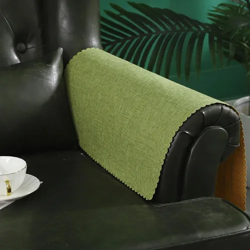 Miniatura 9 de Juego de 2 fundas protectoras para reposabrazos de sofá, antideslizantes, lavables, para reposabrazos de silla reclinable, juego de 2 fundas