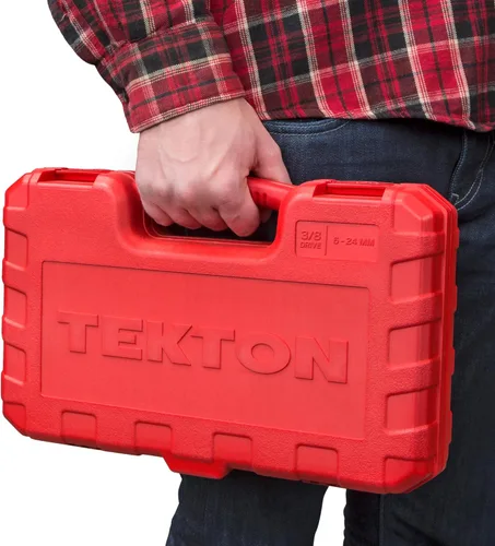 Miniatura 9 de TEKTON Juego de llaves de vaso y trinquete de 6 puntos, 42 piezas (0.236-0.945 in) SKT15201
