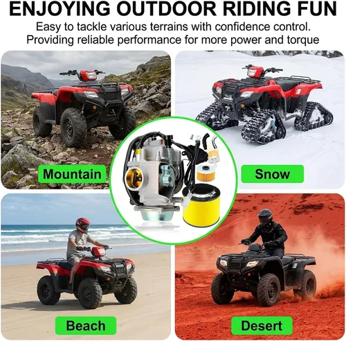 Miniatura 6 de Nuevo carburador para Honda Rancher, 350 TRX350 350ES 350FE 350FMTE 350TM, carburador