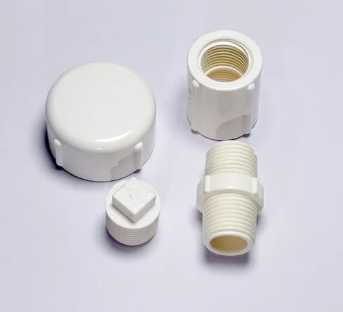 Miniatura 5 de Rainbow Dream Adaptador de rosca macho de PVC de 1 pulgada, 20 paquetes, blanco (1 pulgada)