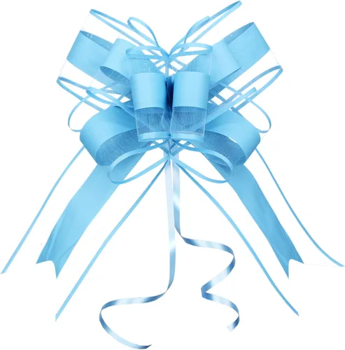 Miniatura 26 de Lazos para envolver regalos, 15 lazos de regalo grandes a granel para paquetes de regalos, cestas de regalo, Navidad, boda y decoración de fiestas