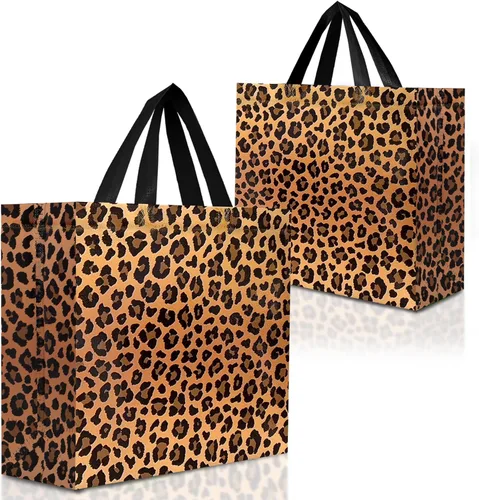 Miniatura 8 de Nush Nush Juego de 12 bolsas de regalo medianas degradadas – 4 impresionantes y brillantes bolsas de regalo reutilizables con asas – Bolsa de regalo