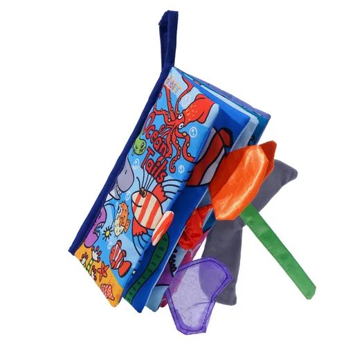 Miniatura 11 de Jollybaby Libros de tela para bebés, libros suaves arrugados para tocar y sentir, para bebés lactantes, juguetes interactivos educativos tempranos C
