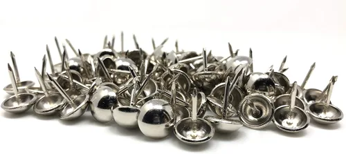 Miniatura 24 de DMSE – Tamaño mayorista 7/16" diámetro (0.433 in) hardware tapicería muebles decorativos Pulgar tachuelas clavos clavos 1000