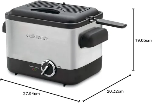 Miniatura 3 de Cuisinart Freidora Profunda, 1.1 Cuarto de Galón, CDF-100NAS
