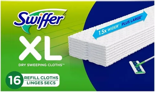SWIFFER SWEEPER - Paños desechables extragrandes para barrer, cajas de 16 unidades (paquete de 6)