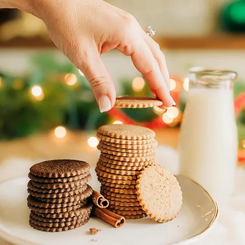 Miniatura 6 de Dewey's Bakery Meyer Lemon, Brownie Crisp & Triple Ginger Moravian Cookie Paquete variado fino Horneado en pequeños lotes Ingredientes reales