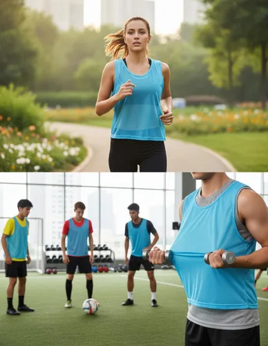 Miniatura 6 de Pinnies Scrimmage - Camiseta de práctica Penny para jóvenes, adultos, baloncesto, fútbol, voleibol 6 naranja + 6 azul