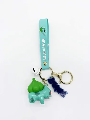 Miniatura 4 de YJacuing Llavero de figura linda Bulbasaur de anime Bulbasaur