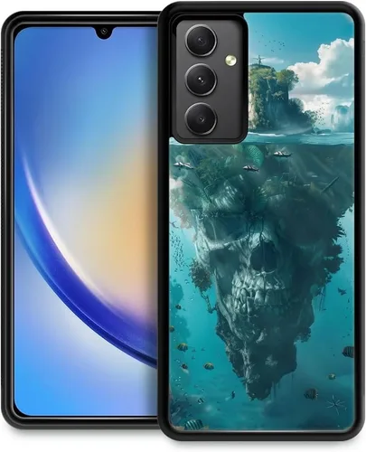 Miniatura 19 de CARLOCA Funda compatible con Samsung Galaxy A13 5G con patrón de camino del desierto naranja alienígena, antideslizante, cuatro esquinas, absorción