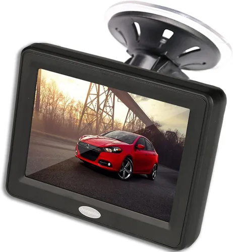 Solo monitor de cámara de respaldo - Pantalla de cámara de respaldo de imagen HD de 3.5 pulgadas para autos, camiones, SUVs, camionetas, casas