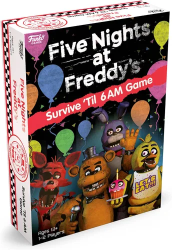 Miniatura 4 de Juego de mesa Five Nights at Freddy's - Survive 'Til 6AM de Funko Games 1-2 jugadores, Edades 13+