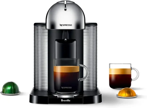 Miniatura 13 de Nespresso Vertuo Cafetera de café y espresso de Breville, color negro mate con espumador de leche Aeroccino