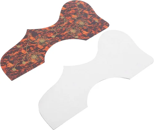Miniatura 4 de 2 protectores de guitarra para mano izquierda y derecha, placa de protección de guitarra de plástico duro con cuatro colores para elegir, panel