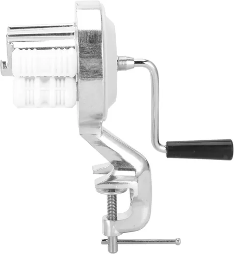 Máquina manual para hacer macarrones, máquina para hacer pasta, máquina para hacer pasta, acero inoxidable, manivela, fideos, máquina de prensado,