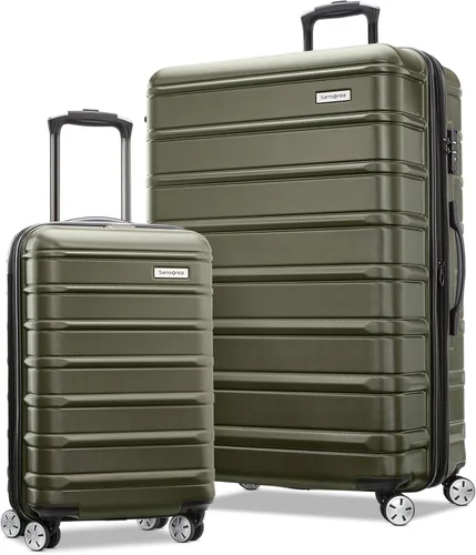 Miniatura 55 de Samsonite Omni 2 - Equipaje rígido extensible con ruedas giratorias, Plateado (Arctic Silver)