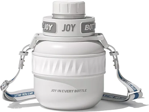 Miniatura 8 de Bottle Joy Botella de agua de acero inoxidable: tapa a prueba de fugas, sorbo perfecto, doble aislamiento, ecológica, apta para lavavajillas