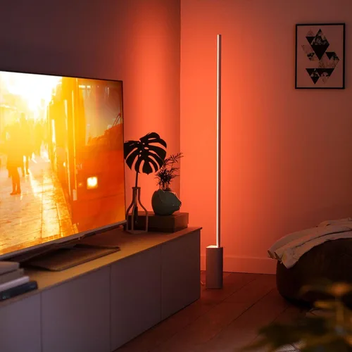 Miniatura 10 de Philips Hue Lámpara de pie Signe Gradient, compatible con Alexa, Apple HomeKit y Google Assistant, color negro
