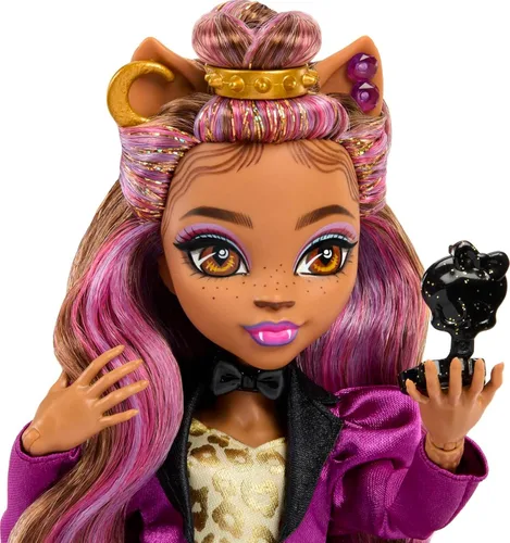Miniatura 2 de Muñeca Monster High, Clawdeen Wolf en estilo de fiesta de bola de monstruo con accesorios temáticos incluyendo globos