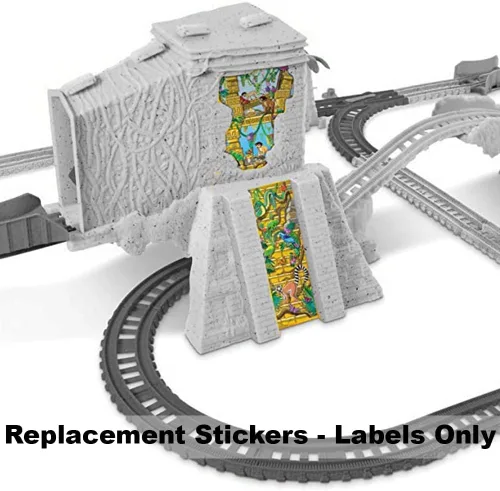Miniatura 4 de Piezas de repuesto para Fisher-Price Thomas & Friends Track-Master Turbo Jungle Train Playset – FJK50 ~ Adhesivos de repuesto / etiquetas
