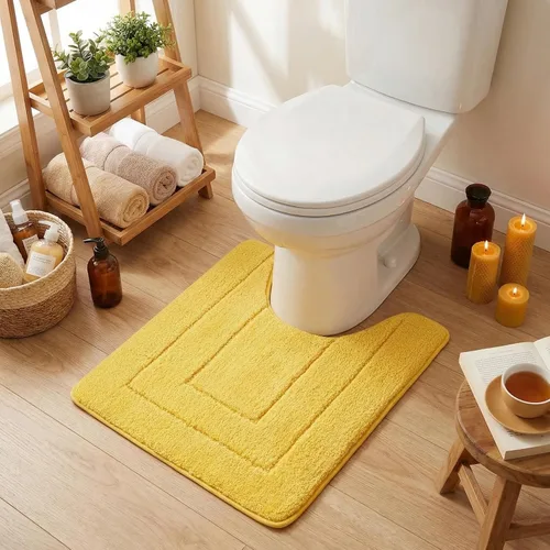 Miniatura 125 de GRANNY SAYS Alfombras de baño antideslizantes, lavables, extra suaves y absorbentes de agua para baño, alfombra de baño peluda de felpa, alfombra