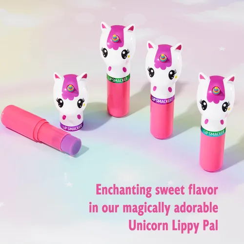 Miniatura 7 de Lip Smacker Unicorn Palette Sparkle & Shine - Set de regalo de sombra de ojos para niñas, incluye bálsamo labial Lippy Pals
