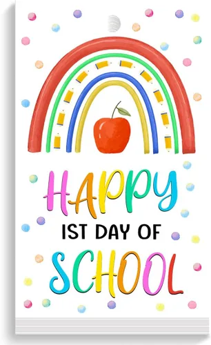 Miniatura 14 de Etiquetas divertidas para bolsas de regalo de regreso a clases, divertidas etiquetas de regalo para el primer día de escuela, etiquetas de regalo
