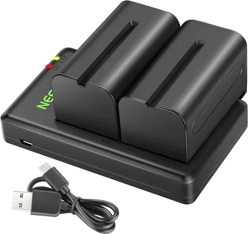 Miniatura 12 de Neewer Batería de repuesto NP-F970 de 10500 mAh, tiempo de carga completa de 4.8 horas, cable USB C de carga rápida PD de 20 W, batería recargable