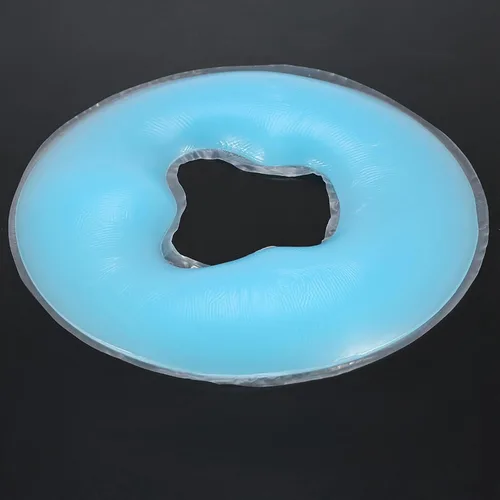 Miniatura 6 de Yosoo Health Gear Almohada de almohada de silicona para mesa de masaje, relajación facial suave para salón de belleza, spa en casa (azul)
