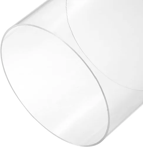 Miniatura 12 de MECCANIXITY Tubo acrílico transparente rígido redondo tubo 145 mm (5.7 ") ID 150 mm (6") OD 6" para lámparas y linternas, sistema de refrigeración