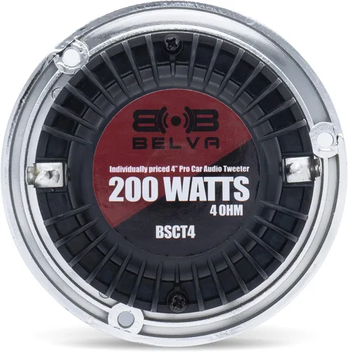 Miniatura 2 de BELVA BSCT4 200 vatios máx. 4 pulgadas de grado de competencia de audio de coche Super Tweeter (Tweeter se vende individualmente)