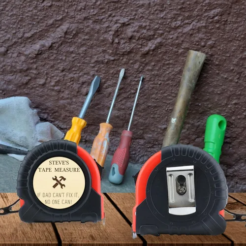 Miniatura 6 de Cinta métrica personalizada grabada para papá, 10 pies, nombre personalizado, foto, regalos para el día del padre, abuelo, hombres, herramienta