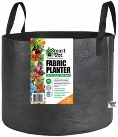 Miniatura 8 de Park Seed Smart Pot - Maceta de tela, capacidad de 3 galones, color negro