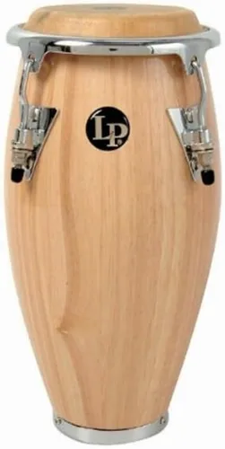 Latin Percussion LPM198 Mini Conga de Madera Afinable, Natural