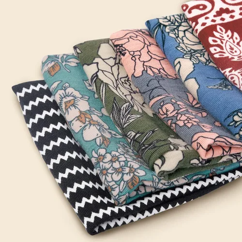 Miniatura 2 de Huachi Diademas bohemias para mujer, bandas anchas para la cabeza, para yoga, entrenamiento, bandas para el cabello para mujer, antideslizantes