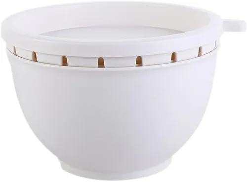 Vctitil Cuenco de cortador de ensalada rápido multifuncional - Herramienta de corte giratoria Cortadora de verduras, corte de material de grado