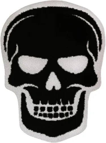Miniatura 9 de Tapete de Baño de Murciélago - Alfombra de Baño Gótica Negra, Microfibra Antideslizante de Secado Rápido, Felpa Suave para Decoración de Halloween