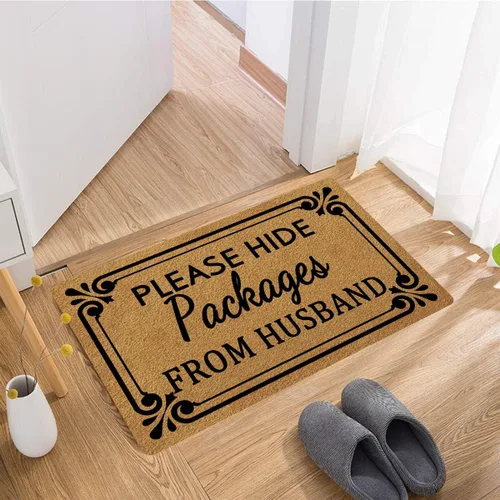 Miniatura 4 de Nobranded Tapete de bienvenida (29.5 x 17.7 pulgadas) antideslizante, divertido tapete personalizado para decoración del hogar en puerta, cocina