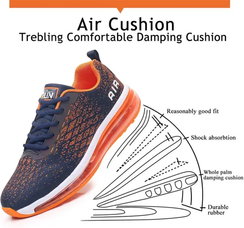Miniatura 5 de Azooken Calzado deportivo para hombre, tenis transpirable y ligero